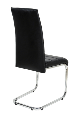 Las sillas de la cocina del cuero de la PU Seat Brown, cocina moderna del metal presiden 460 * 560 * 1030m m