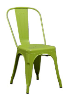 La silla francesa del café del metal de la moda, metal durable del sobreabastecimiento preside el uso interior