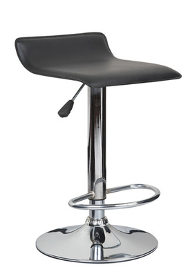 Cuero sintético de las sillas plásticas modernas de los taburetes de bar, 360 sillas de la oficina de la altura del grado giratorio